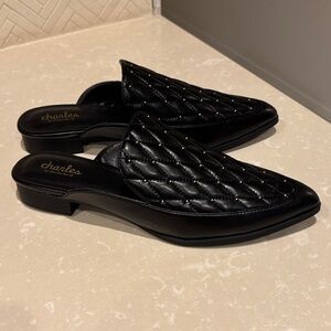 Charles David Black Quilted Flats. Brand new never worn.